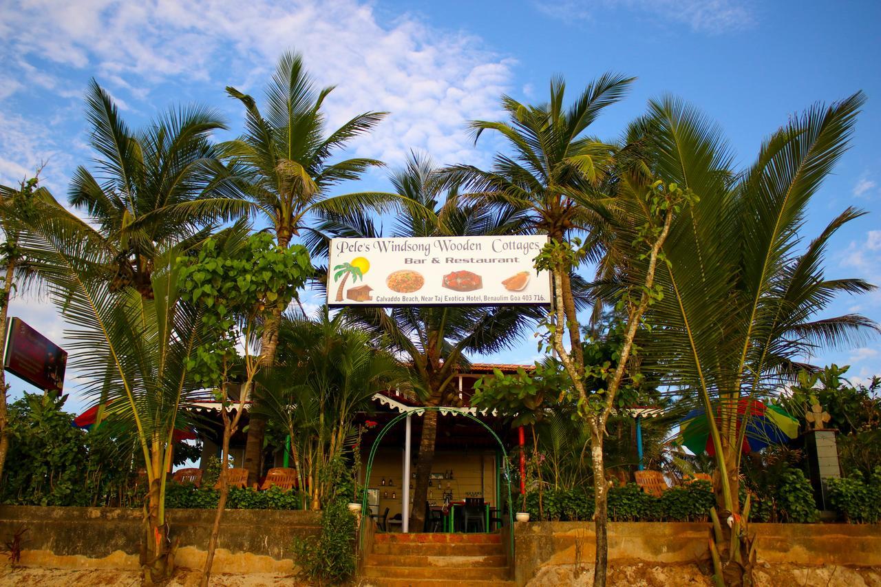 Pele'S Windsong Wood Cottage On The Beach Benaulim Exterior foto